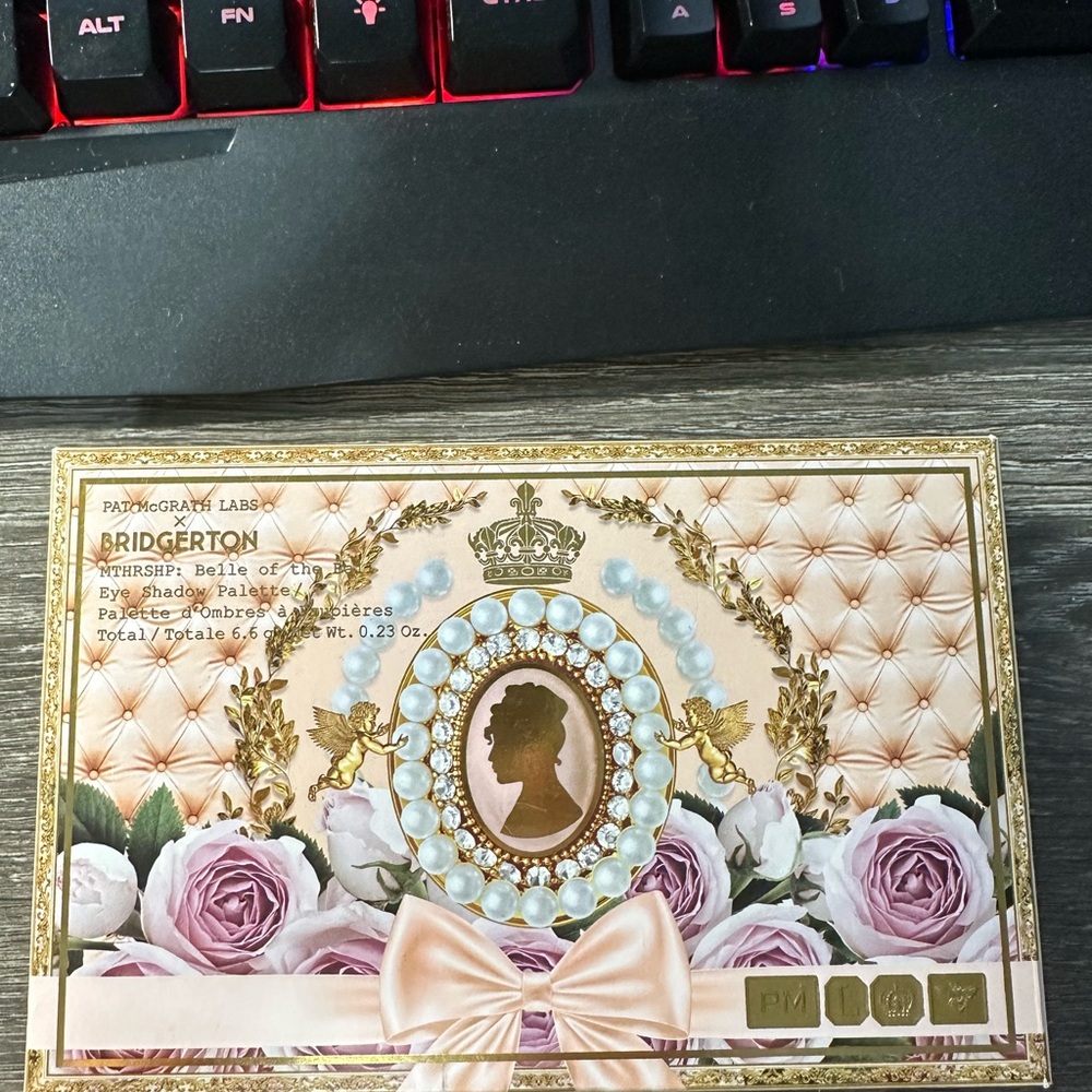 Pat McGrath Bridgerton Eyeshadow Palette with Pink and Gold